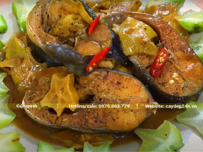 Món cá kho với khế chua   vô cùng quen thuộc với người Việt