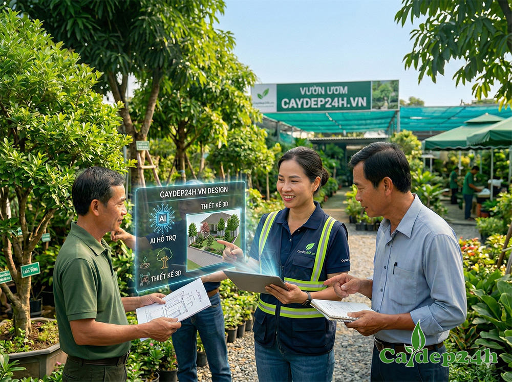 Chính sách trí tuệ nhân tạo (AI) được ứng dụng trong thiết kế, phối cảnh tại Cây Đẹp 24h