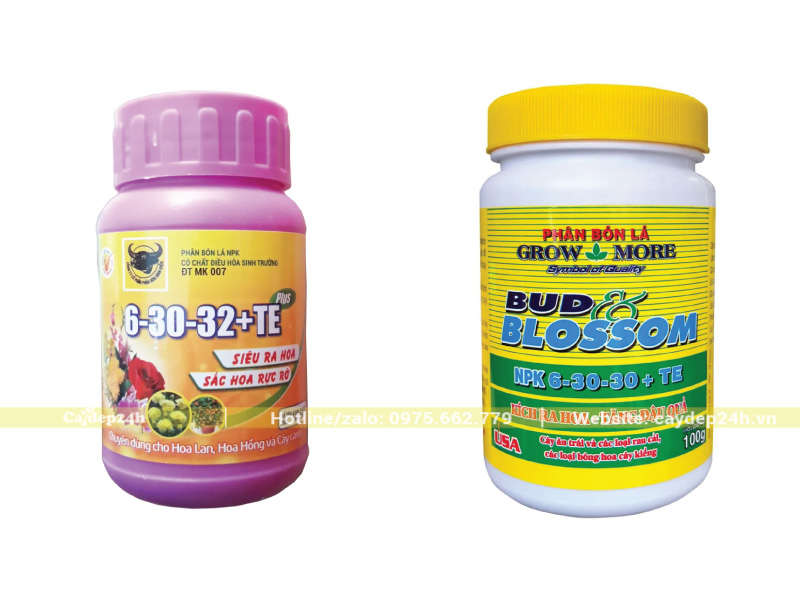 Sử dụng phân bón có hàm lượng P và K cao